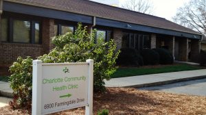 front of first CCHC clinic building