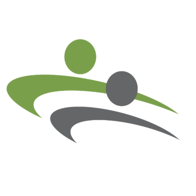 swoosh logo – green and gray – placeholder Charlotte Community Health Clinic logo